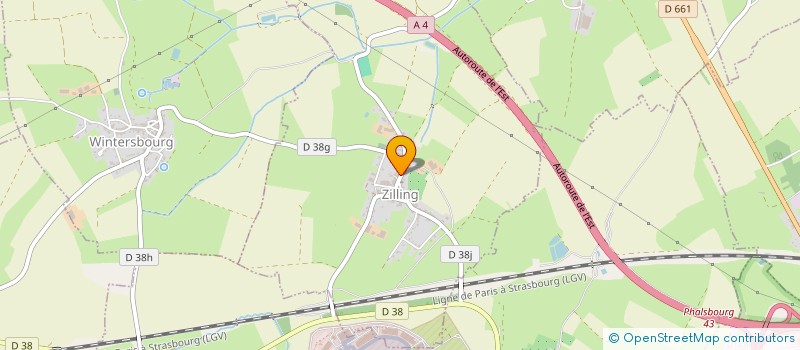 localisation de l'entreprise MADAME GERMAINE MULLER  ZILLING