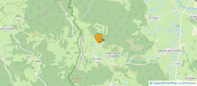 localisation de l'entreprise MADAME GERMAINE NECTOUX  LES BIZOTS