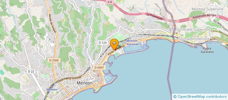 localisation de l'entreprise MADAME GERMAINE NEYRET à MENTON
