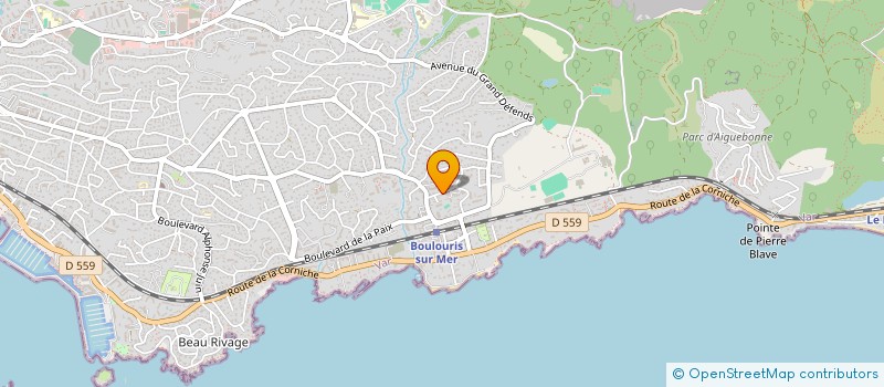 localisation de l'entreprise MADAME GERMAINE ORSET  SAINT-RAPHAEL