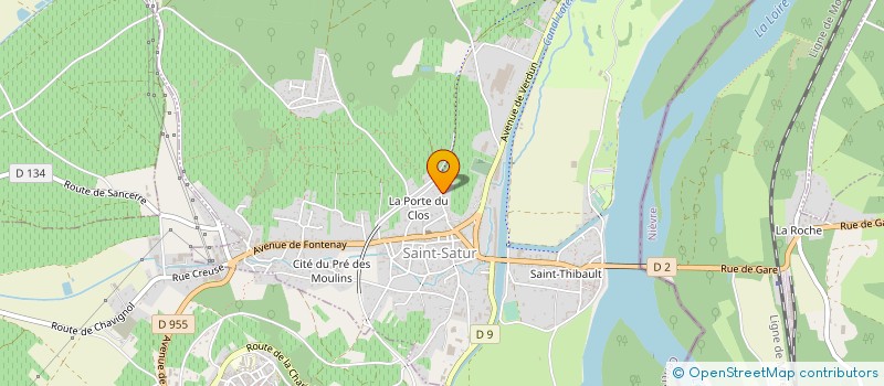 localisation de l'entreprise MADAME GERMAINE PETIT  SAINT-SATUR