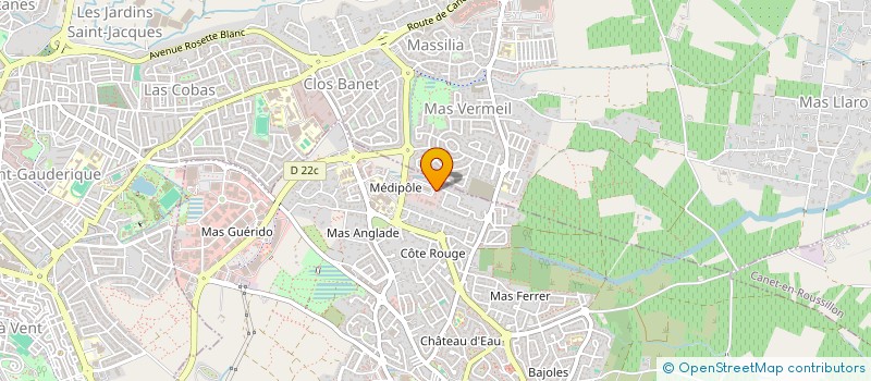 localisation de l'entreprise MADAME GERMAINE PHONGO PHEMBA  CABESTANY