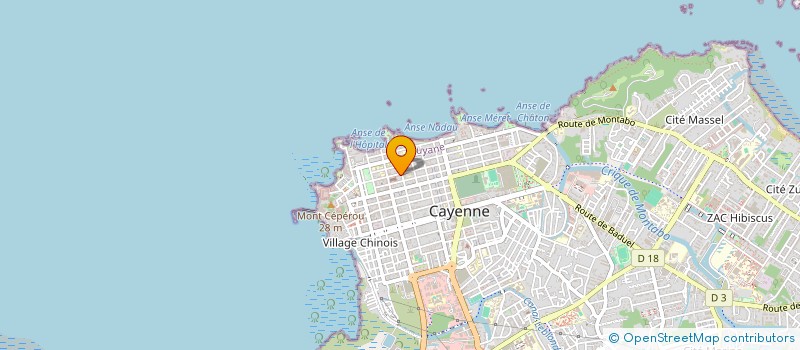 localisation de l'entreprise MADAME GERMAINE PISERCHIA  CAYENNE