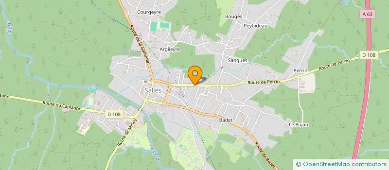 localisation de l'entreprise MADAME GERMAINE PLANTEY  SALLES