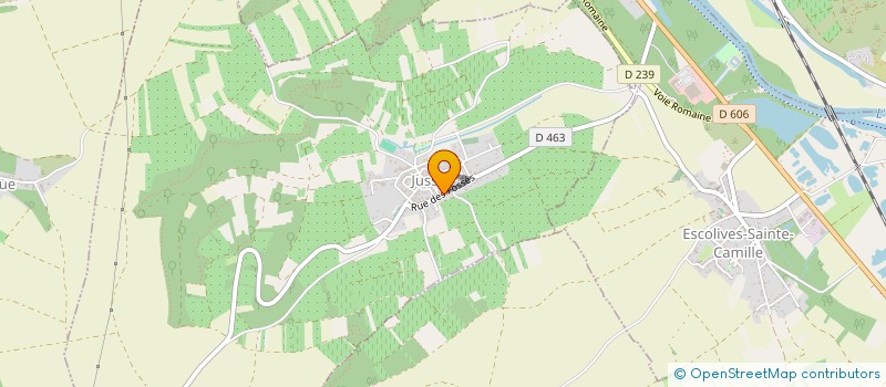 localisation de l'entreprise MADAME GERMAINE RIGOUTAT  JUSSY