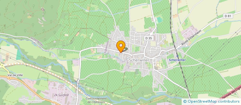 localisation de l'entreprise MADAME GERMAINE RISCH  SCHERWILLER