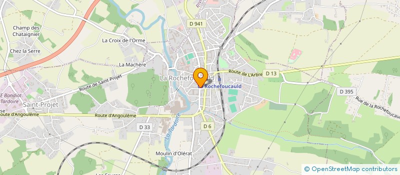 localisation de l'entreprise MADAME GERMAINE ROUSSEAU à LA ROCHEFOUCAULD-EN-ANGOUMOIS