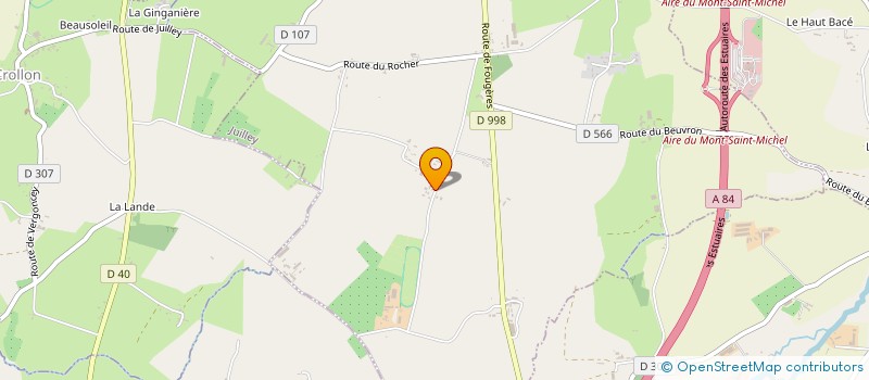 localisation de l'entreprise MADAME GERMAINE RUBE  JUILLEY