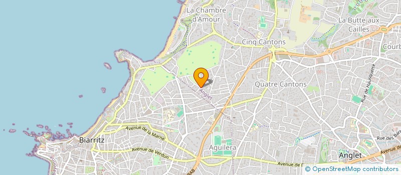 localisation de l'entreprise MADAME GERMAINE SHAPIRO à ANGLET