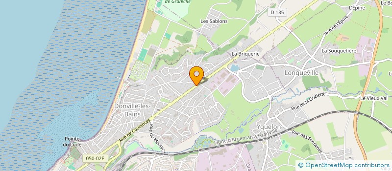 localisation de l'entreprise MADAME GERMAINE TAMISIER à DONVILLE-LES-BAINS