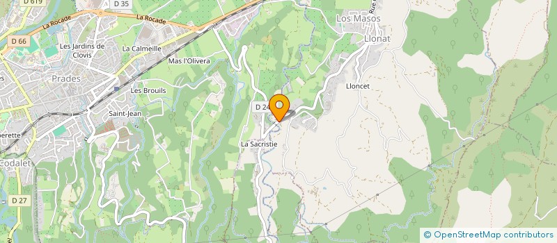 localisation de l'entreprise MADAME GERMAINE TARRENE  LOS MASOS