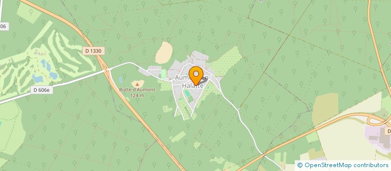 localisation de l'entreprise MADAME GERMAINE TAUPIN  AUMONT-EN-HALATTE