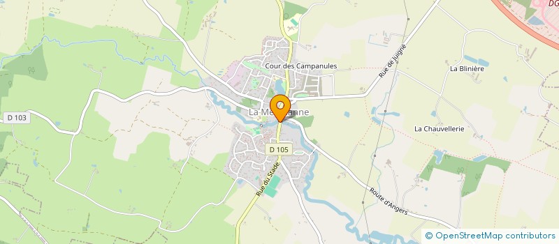 localisation de l'entreprise MADAME GERMAINE TESSIER à LONGUENEE-EN-ANJOU