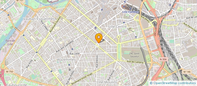 localisation de l'entreprise MADAME GERMAINE VANOENBUSSCHE à LILLE