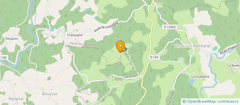 localisation de l'entreprise MADAME GERMAINE VEDRENNE  VITRAC-SUR-MONTANE