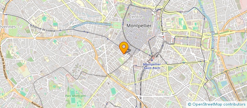 localisation de l'entreprise MADAME GERMAINE VERGNE à MONTPELLIER
