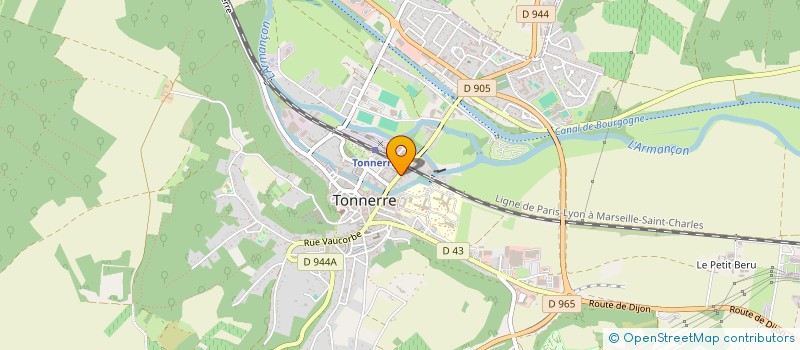 localisation de l'entreprise MADAME GERMAINE WENZO  TONNERRE