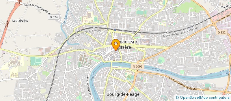 localisation de l'entreprise MADAME GERMAINE ZOBOUYAN  ROMANS-SUR-ISERE