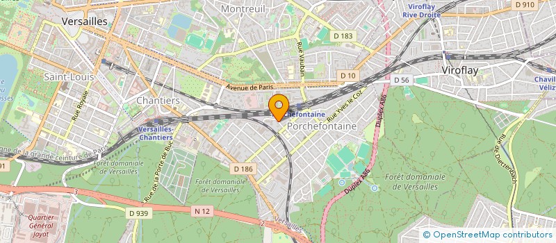 localisation de l'entreprise MADAME GERSANDE DE PERTHUIS à VERSAILLES