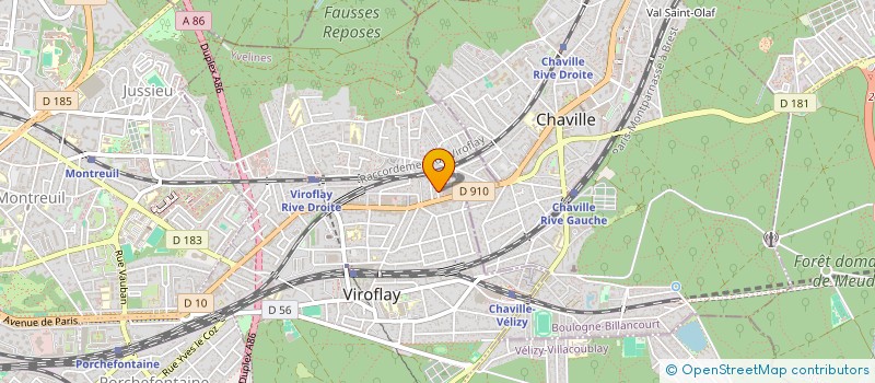 localisation de l'entreprise MADAME GERSANDE MARY  VIROFLAY