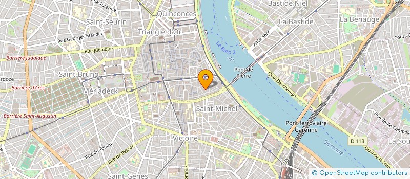 localisation de l'entreprise MADAME GERSANDRE LEBAHAR  BORDEAUX