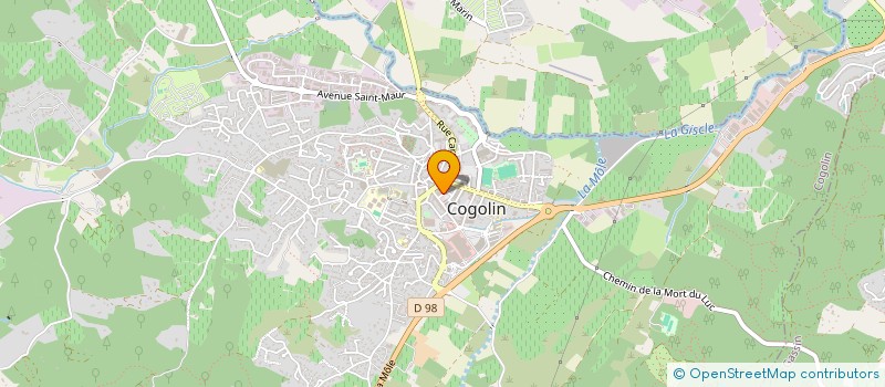 localisation de l'entreprise MADAME GERSENDE BETREMIEUX  COGOLIN