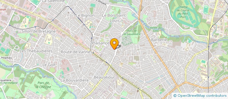 localisation de l'entreprise MADAME GERSENDE DEZITTER à NANTES