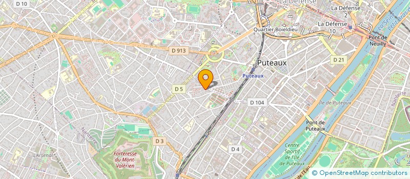 localisation de l'entreprise MADAME GERSENDE GRETHEN à SURESNES
