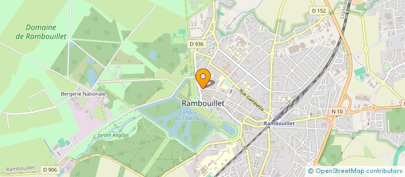 localisation de l'entreprise MADAME GERSENDE GUIBERT à RAMBOUILLET