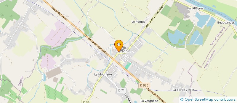 localisation de l'entreprise MADAME GERSENDE LA BRUNA  NOHIC