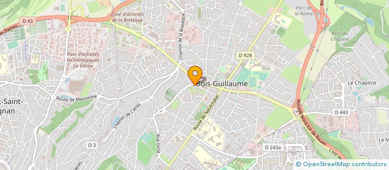 localisation de l'entreprise MADAME GERSENDE LERAT à BOIS-GUILLAUME
