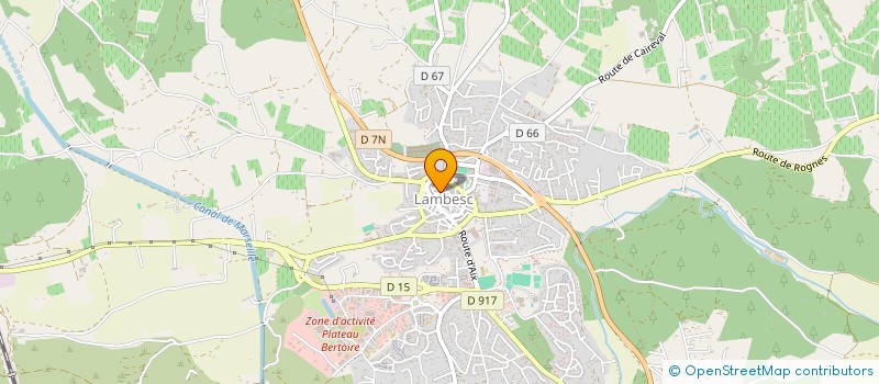 localisation de l'entreprise MADAME GERSENDE PATRY  LAMBESC