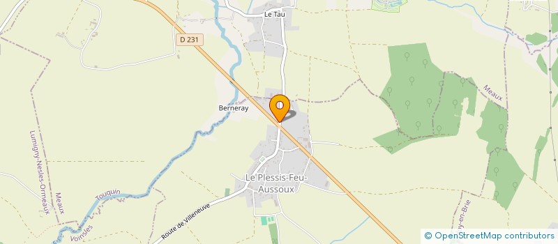 localisation de l'entreprise MADAME GERSENDE TESTOLIN  LE PLESSIS-FEU-AUSSOUX