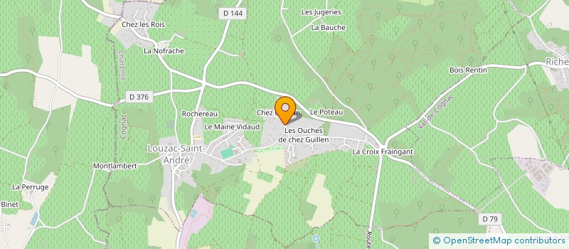 localisation de l'entreprise MADAME GERSENDE TRIBODET à COGNAC