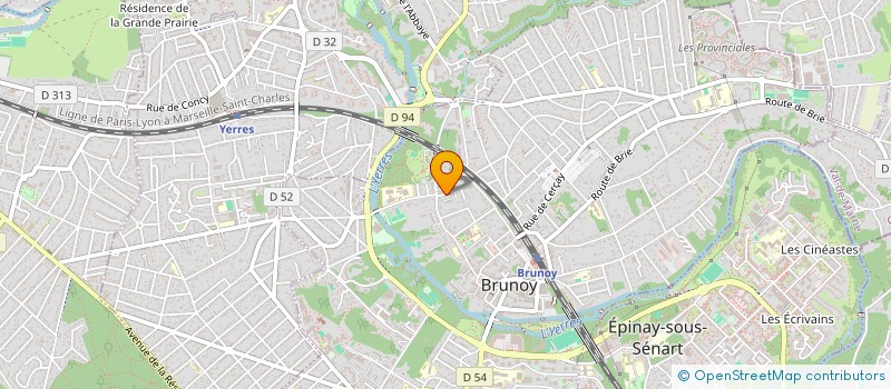 localisation de l'entreprise MADAME GERSENDRE BACOT à BRUNOY