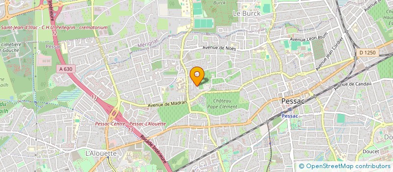 localisation de l'entreprise MADAME GERSENDRE CHALANCHE  PESSAC