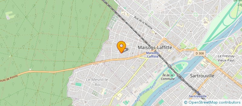 localisation de l'entreprise MADAME GERTRUDA SVILPAITE  MAISONS-LAFFITTE