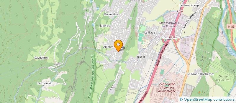 localisation de l'entreprise MADAME GERTRUDE DOMMISSE  CLAIX