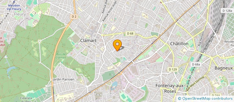 localisation de l'entreprise MADAME GERTRUDE MACH à CLAMART
