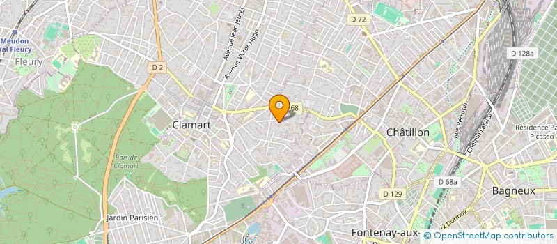 localisation de l'entreprise MADAME GERTRUDE MENGUE BIKIE à CLAMART