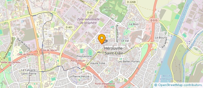 localisation de l'entreprise MADAME GERTRUDE NYOUNAY NYOUNAY à HEROUVILLE-SAINT-CLAIR