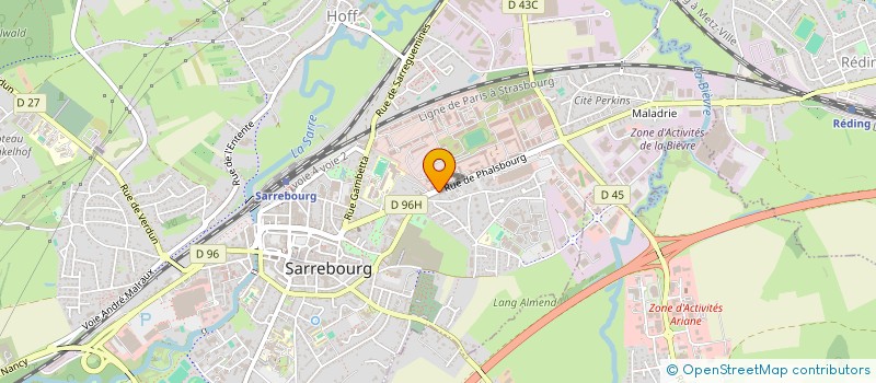 localisation de l'entreprise MADAME GERTRUDE STOBBERG à SARREBOURG