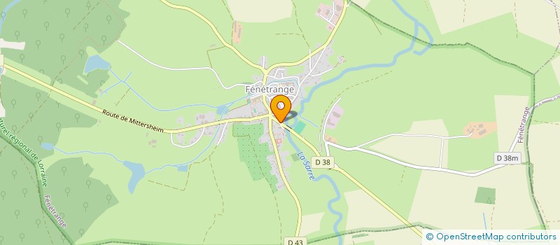 localisation de l'entreprise MADAME GERTRUDE STRUB  FENETRANGE