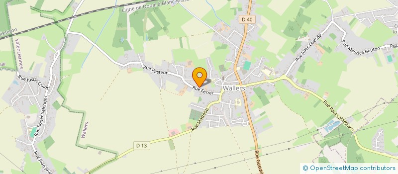 localisation de l'entreprise MADAME GERTRUDE ZIELINSKI  WALLERS