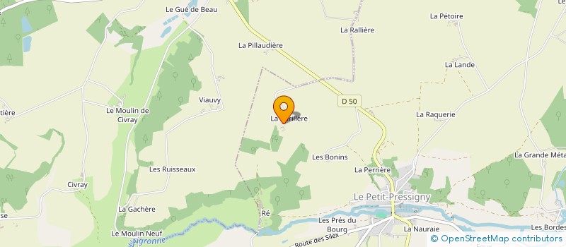 localisation de l'entreprise MADAME GERTRUDIS JACOBS à LE PETIT-PRESSIGNY
