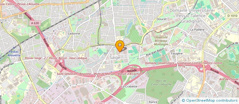 localisation de l'entreprise MADAME GERTY CHALOT  PESSAC