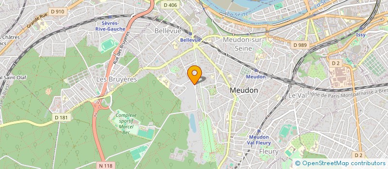 localisation de l'entreprise MADAME GERVAISE DUCHAUSSOY à MEUDON