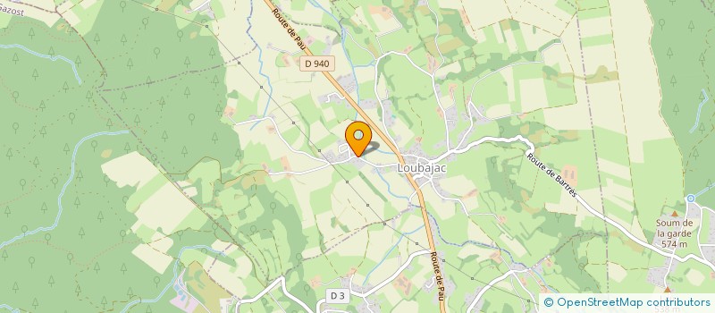localisation de l'entreprise MADAME GERVAISE FAUR  LOUBAJAC