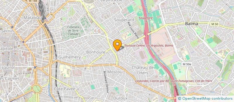 localisation de l'entreprise MADAME GERVAISE GLADINE à TOULOUSE