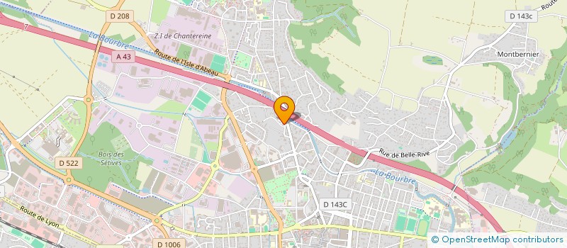 localisation de l'entreprise MADAME GERVAISE GROUSELLE  BOURGOIN-JALLIEU